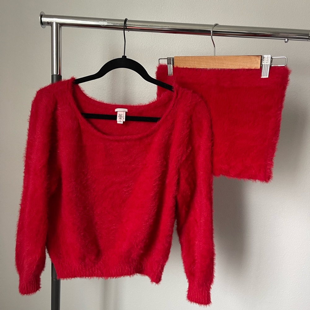 Red Victoria’s Secret Pajama Set